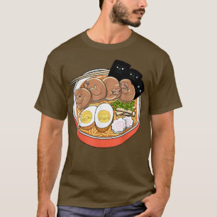 Kawaii Cute Anime Sloth Otaku Japanner Noodl T-shirt