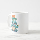 Kawaii Cute Baby Turtle Mug Koffiemok (Voorkant links)