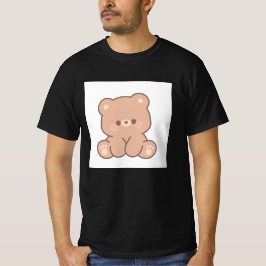 Kawaii Cute Beer t-shirt (Voorkant)