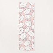 Kawaii Cute Big Bunny Rabbits Pattern Yogamat (Voorkant)
