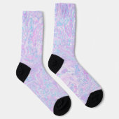 Kawaii Cute Boho Wervelende Pastel Katoensuiker Ma Sokken (Rechts)