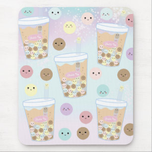 Kawaii Cute Bubble Pearl Milk Tea Tapioca Drink Muismat