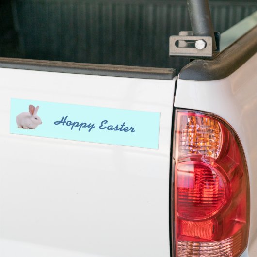 Kawaii Cute Bunny Bumpersticker (Op Truck)