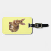Kawaii Cute Bunny Rabbit Bagagelabel (Voorkant horizontaal)