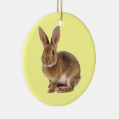 Kawaii Cute Bunny Rabbit Keramisch Ornament (Rechts)