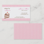 Kawaii CUTE Cake Bakery Visitekaartje (Voorkant / Achterkant)