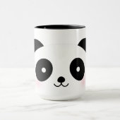 Kawaii Cute Cartoon Panda Beer Aangepaste naam Mok (Midden)