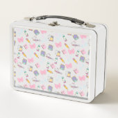 Kawaii Cute Cats & Pastel Stationery Lunchbox (Voorkant)