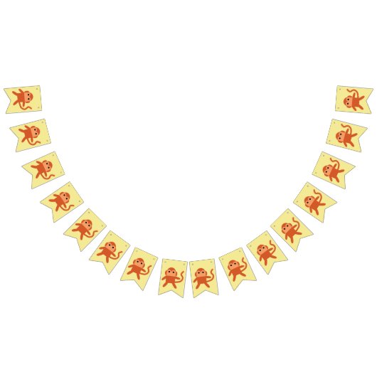 Kawaii Cute Cheeky Monkey Vlaggetjes (Alle)