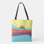 Kawaii Cute Creature Rainbow Colorful Tote Bag (Achterkant)