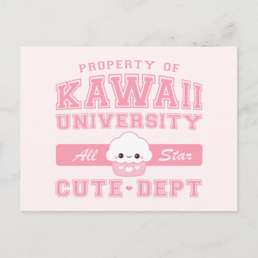 Kawaii Cute Dept Briefkaart (Voorkant)