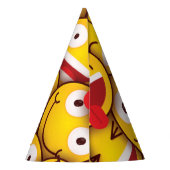 Kawaii Cute Emoji Emoticon Birthday. Feesthoedjes (Achterkant)