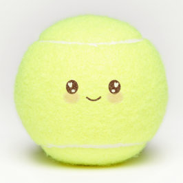 Kawaii Cute Emoticon Emoji Tennisballen