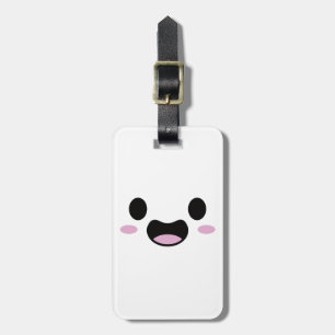 Kawaii Cute Face Bagagelabel