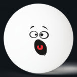 Kawaii Cute Funny Face. Emoji. Emoticon. Pingpongbal<br><div class="desc">Hier te vinden op: http://www.zazzle.com/produkto</div>