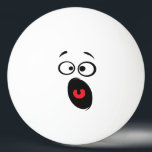 Kawaii Cute Funny Face. Emoji. Emoticon. Pingpongbal<br><div class="desc">Hier te vinden op: http://www.zazzle.com/produkto</div>