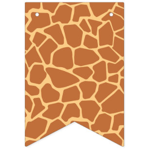 Kawaii Cute Giraffe Pattern. Vlaggetjes