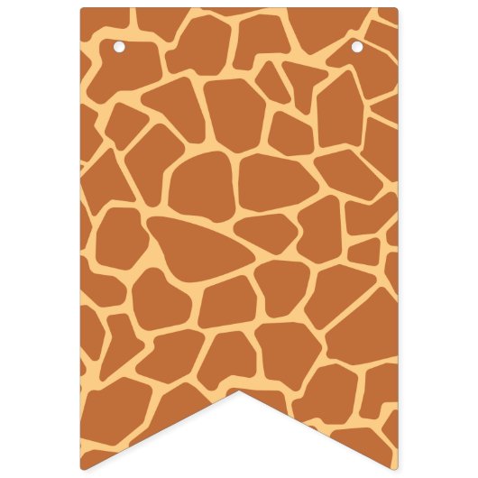 Kawaii Cute Giraffe Pattern. Vlaggetjes (Eerste vlag)