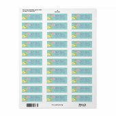 Kawaii Cute Happy Sun Clouds Rainbow Etiket (Full Sheet)