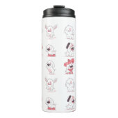 kawaii cute hond ontwerp thermosbeker (Voorkant)