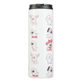 kawaii cute hond ontwerp thermosbeker (Achterkant)