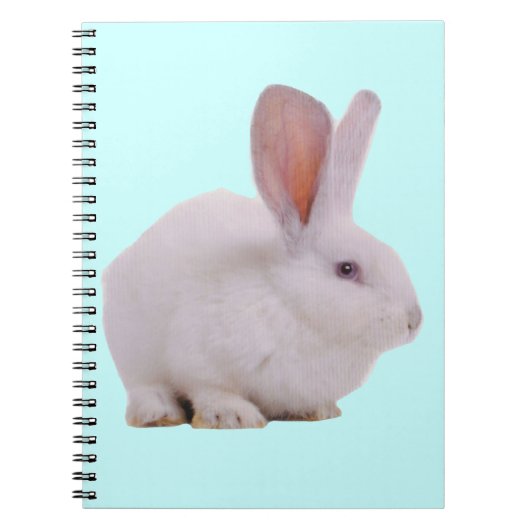 Kawaii Cute Konijn Konijn Notitieboek (Voorkant)