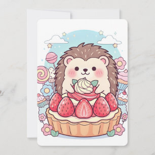 Kawaii cute kunst kaart
