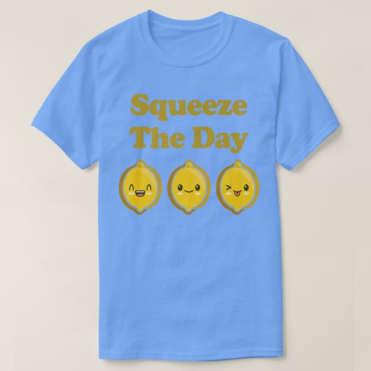 Kawaii Cute Lemons sijpelen de dag in T-shirt (Design voorkant)