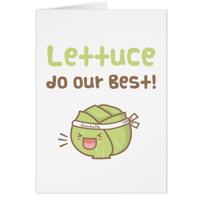 Kawaii Cute Lettuce doet onze beste Humor (Voorkant)