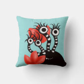 Kawaii Cute Monster Kinder Kussen (Achterkant)