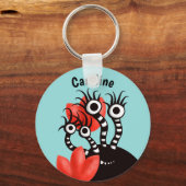 Kawaii Cute Monster Kinder Sleutelhanger (Voorkant)