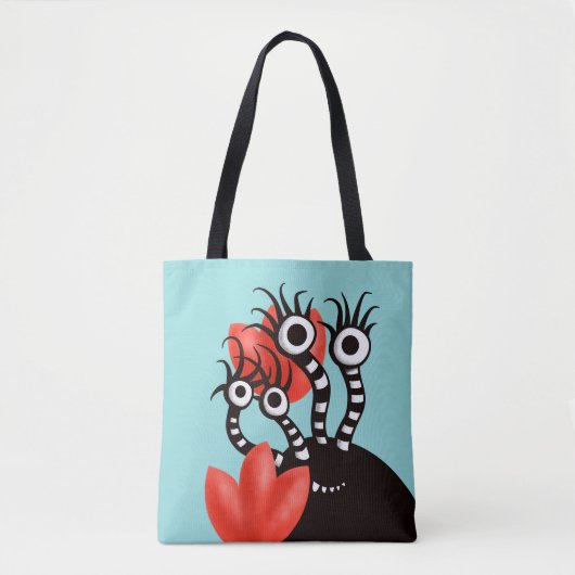 Kawaii Cute Monster Kinder Tote Bag (Voorkant)