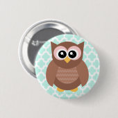 Kawaii Cute Owl Button (Voorkant /achterkant)