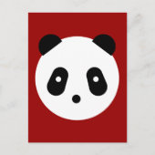 Kawaii ~ Cute Panda Face Briefkaart (Voorkant)
