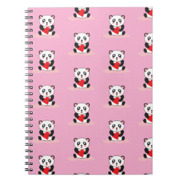 kawaii cute panda kinderen terug naar school schri notitieboek