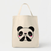 Kawaii Cute Panda T-Shirt Tote Bag (Voorkant)