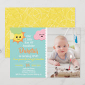 Kawaii Cute Ray van Sunshine Birthday Foto Kaart (Voorkant / Achterkant)