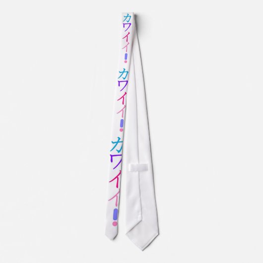 Kawaii "Cute"-Stropdas Stropdas (Achterkant)