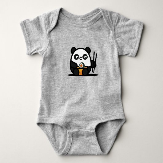 Kawaii Cute Sushi Panda Romper (Voorkant)