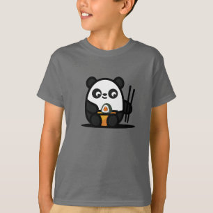 Kawaii Cute Sushi Panda T-shirt