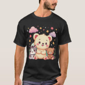 Kawaii Cuteness – speels en nostalgisch design T-shirt (Voorkant)