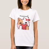 Kawaii Cutie Cat T-shirt (Voorkant)