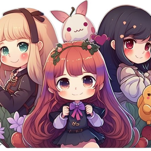 Kawaii Cuties: Schattige Anime T-Shirt voor kinder