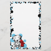 Kawaii Dalmatian Stationery (niet-gevoerd) Briefpapier (Voorkant)
