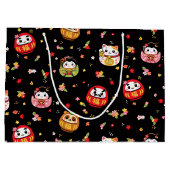 Kawaii daruma-patroon groot cadeauzakje (Achterkant)