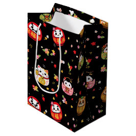 Kawaii daruma-patroon medium cadeauzakje