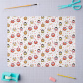 Kawaii daruma patroon tissuepapier (Craft)