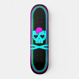 KAWAII DEATHROCK SKELET DEK PERSOONLIJK SKATEBOARD