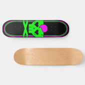 KAWAII DEATHROCK SKELET DEK SKATEBOARD (Horizontaal)