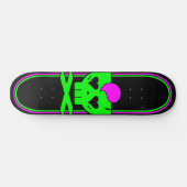 KAWAII DEATHROCK SKELET DEK SKATEBOARD (Horizontaal)